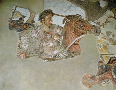 Das Alexander-Mosaik (Detail) von Roman